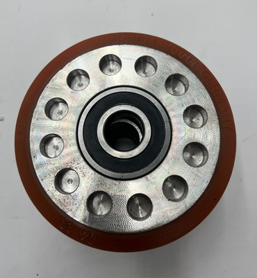 Rader-Vogel Load Wheel .97'' Bore x 3.5'' Height 12 Hole Bearing 63052RS