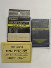 Roland SN-U110-02 Sound Library PCM Data ROM for U-110 Latin  F.X. Percussions