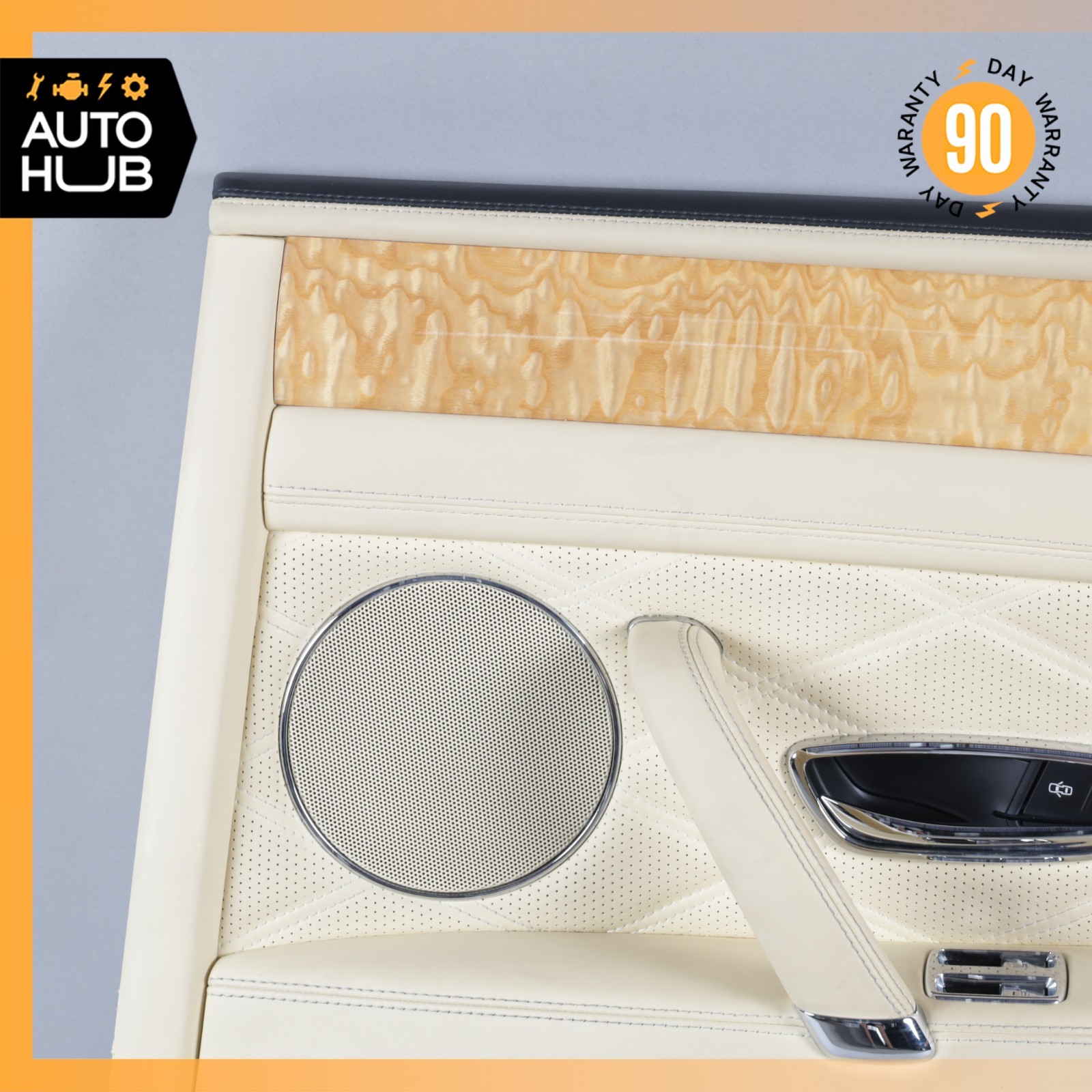 14-18 Bentley Flying Spur Rear Right Side Interior Door Panel 4W0868770F OEM 40k