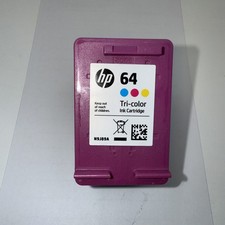 HP 64 Color Ink Cartridge N9J89AN Genuine - 1/28 - USED
