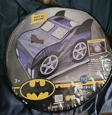 Sunny Days Entertainment Batman Pop Up 3D Batmobile Tent Indoor Playhouse Kids