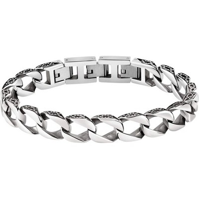 SECTOR Rude SALV25 Armband Herren Edelstahl Silber Poliert