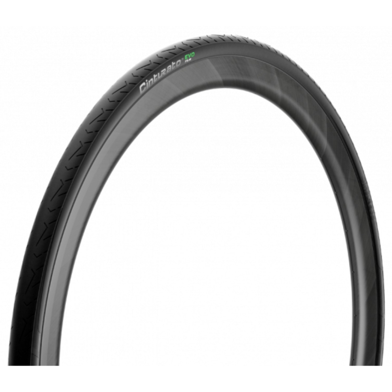 Pirelli Cinturato Evo TLR Road Bike Tyre - 700 x 40 - Black (700x40c)