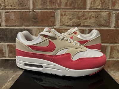 NIKE AIR MAX 1 イーストサイド26.5cm US8.5 ナイキ New 8.5 Nike Air Max 1 White Aster Pink Beige Casual Shoes DZ2628