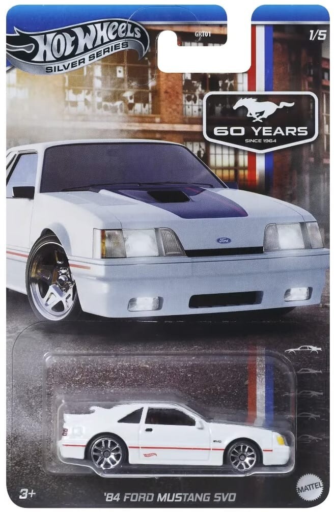 2025 HOT WHEELS SILVER SERIES 60 YEARS ANNIVERSARY MUSTANG CARS