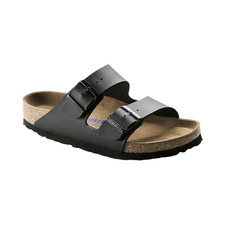 Birkenstock Arizona Soft Footbed Slide Sandals - Black, Size 37 EU/L:6 M:4 US