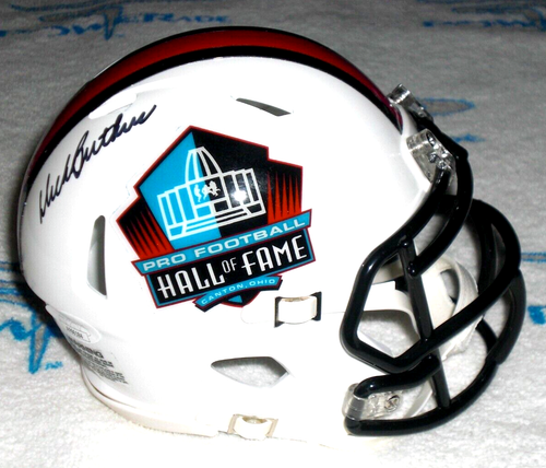 DICK BUTKUS (deceased) SIGNED HALL of FAME MINI HELMET Chicago Bears J.S.A. Cert