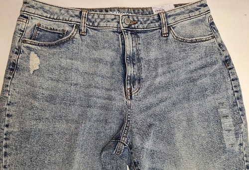 NWT! Sonoma Women's Distressed Straight Leg High Rise Vintage Style Jeans Sz 18 - Picture 3 of 11