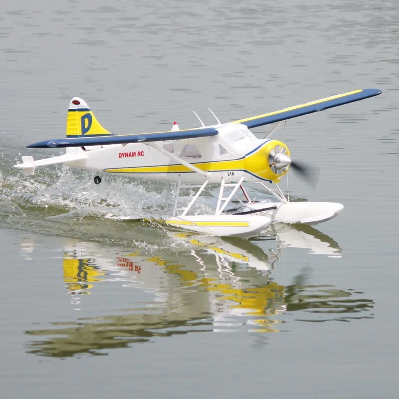 Dynam DHC-2 Beaver V2 Blue 4S Sea/Land RC Seaplane 1.5m w/ Flaps Plus Floats - Image 2 of 4
