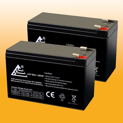 Mighty Max 12V 7Ah F2 Replacement Battery 4-Pack For APC Back-UPS XS1500
