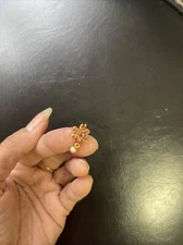  Nose Ring Hoop Cartilage Ring 20 gauge 316L Surgical Steel Bendable CZ Gem 