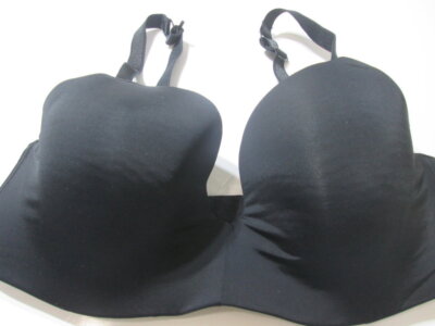 Auden Bra Size 36DD Black Wireless Lined Adjustable Straps Lingerie Intimates