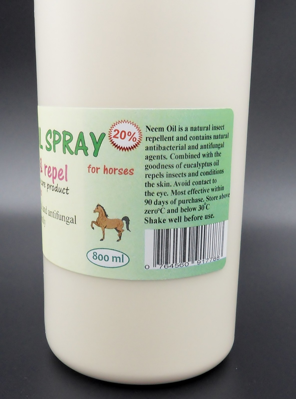 Fly & midge Repellent 800 ml Neem Oil Spray by Horse Leads eBay