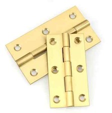 Brass Hinges Butt Solid Pair Of Quality CHOOSE Small-Large Door Cabinet Cupboard