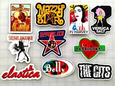 Women Of The 90's Vinyl Sticker Lot (10 Pack) SET 2 alternative 90's grunge folk