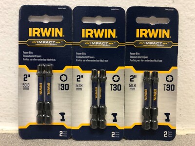 Irwin Impact Performance Series Torx T30 X 1-15/16 in. L Power Bit 3 Packs of 2