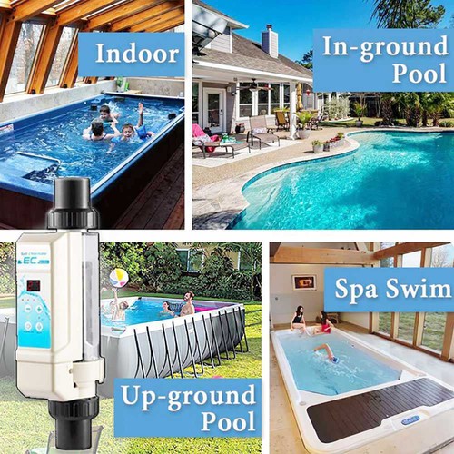 Salt water System for Above Ground Pool w/ 5 Chlorine Level Up To 26000 Gallon - Picture 11 of 12