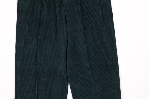 NOS Vtg 90s Streetwear Mens 32x34 Baggy Fit Straight Leg Corduroy Pants Green - Picture 3 of 11