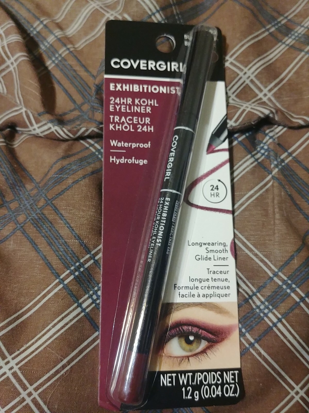 COVERGIRL Exhibitionist 24Hour Kohl Eyeliner, Shade 500 Burgundy