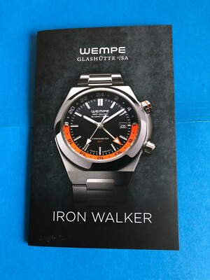 Wempe Glashutte I/SA Iron Walker Brochure & Pricelist