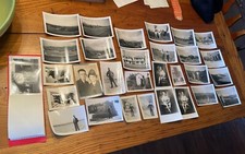 Vintage Photos Lot Families Military People, etc. c1950s  1960s Black White