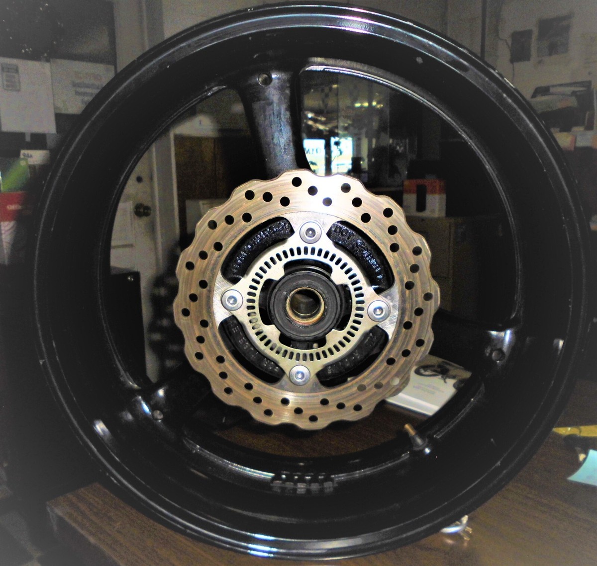 USED- 2011 Kawasaki ZX10 OEM Rear Wheel (blk) | eBay