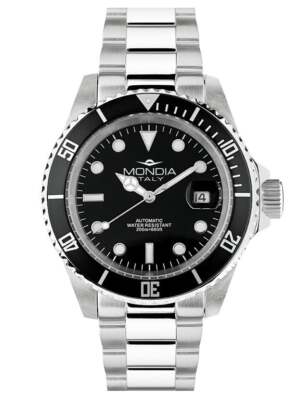*MINT, NEW IN BOX* Mondia Madison Automatic Mens Watch MI-786-SSBK-BK-OY