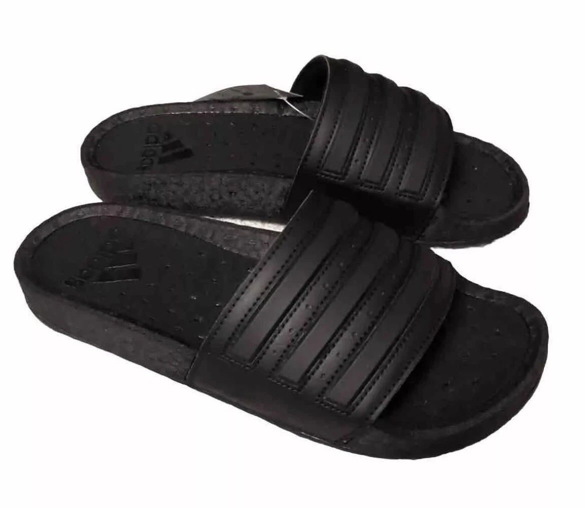 YEEZY Sandali Adidas Adilette Ultra Boost Unisex Slides Triplo Nero EH2256 Uomo 6 W7