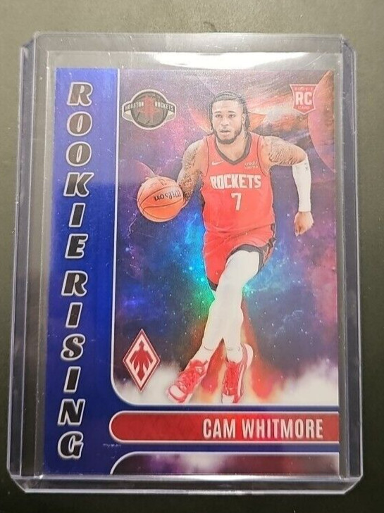 2023-24 Panini Phoenix Cam Whitmore RC ROOKIE RISING BLUE #ed /25