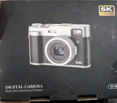 5K デジタルカメラ DC203 Shenzhen Sonida DC203 Digital Camera w/ Batteries & Box-5k