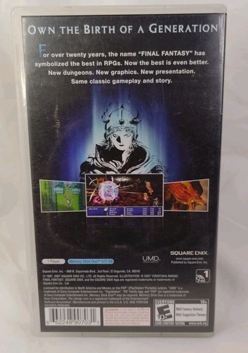 Final Fantasy - PlayStation Portable (Psp) 20th Anniversary Edition - CiB - Bild 3 von 4