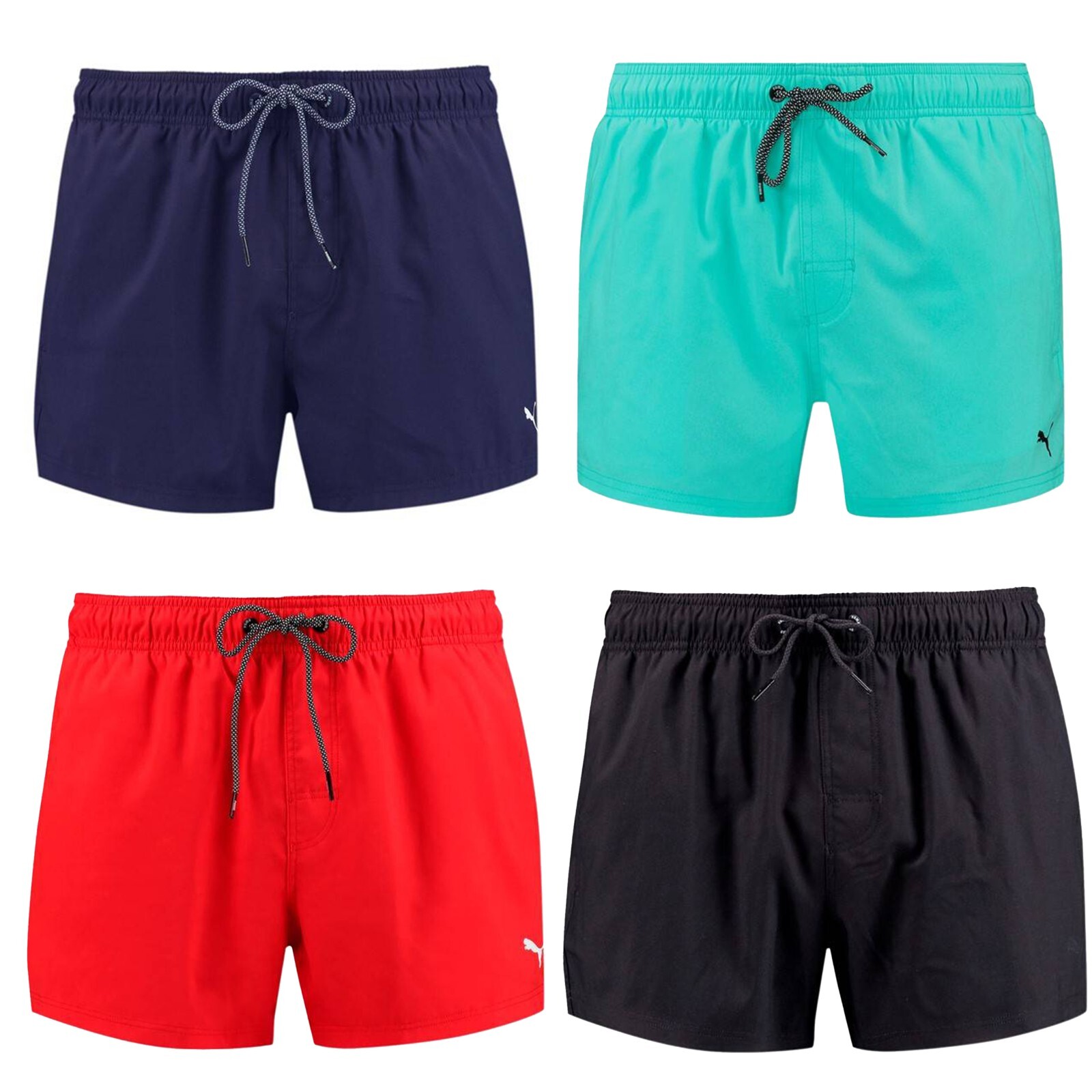 PUMA SWIM MEN SHORT LENGTH SWIM SHORTS 1P (907658-01)
