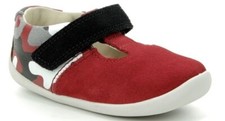BNIB Clarks Baby ROAMER GO Red Suede Pre Walker Shoes
