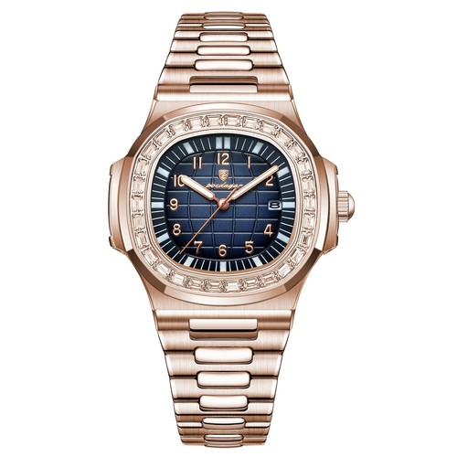 Reloj Pulsera Cuarzo Hombre Analógico Impermeable Luminoso Moda Acero Inoxidable - Imagen 18 de 19