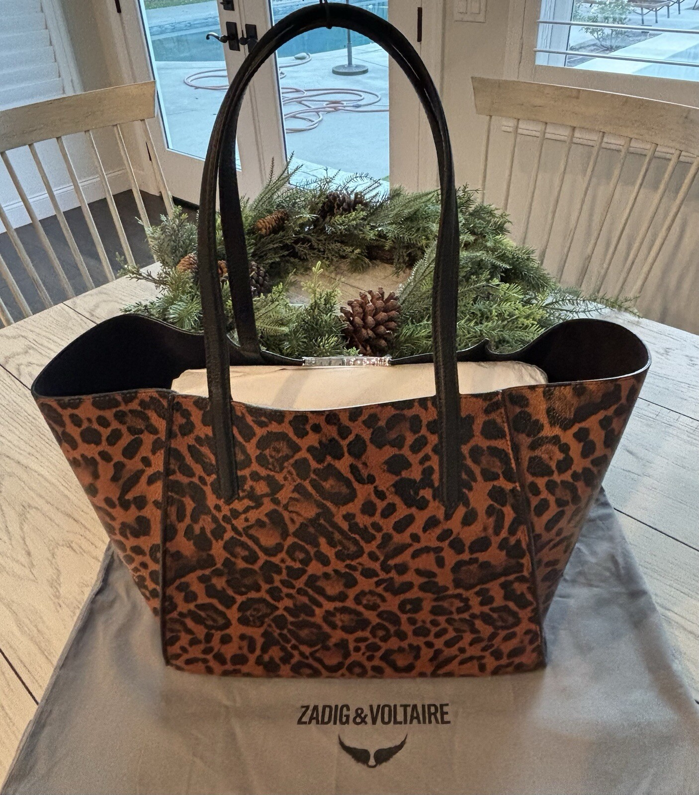 Zadig & Voltaire leopard-print tote bag image 2
