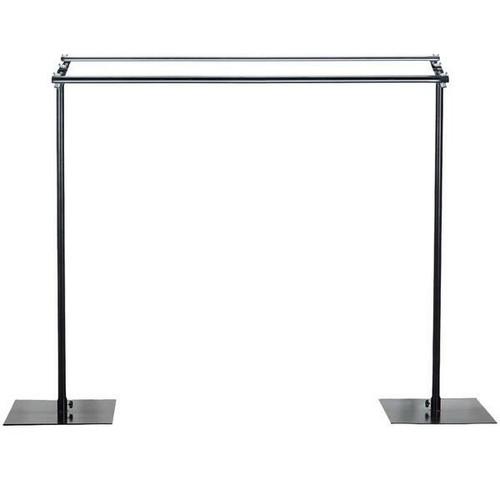 10 feet Black DUAL CROSS BAR Photo BACKDROP STAND Wedding Party Events Supplies - Picture 5 of 9
