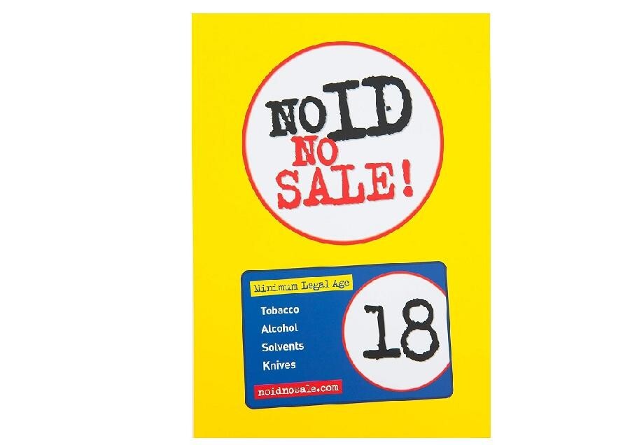 no id no tobacco Sale Age Restricted Products Poster State Sign Requirements | We