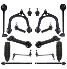 16 Pc Front Suspension Kit for 300 Challenger RWD 6.4L V8 Control Arms Tie Rods