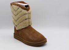 tania genuine shearling suede boot
