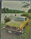 1974 Oldsmobile Omega Brochure Hatchback Coupe Sedan Excellent Original Canadian