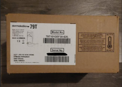 Dormakaba 790, 79T Heavy Duty Electronic Hotel Lock Chrome 79T101GEF30