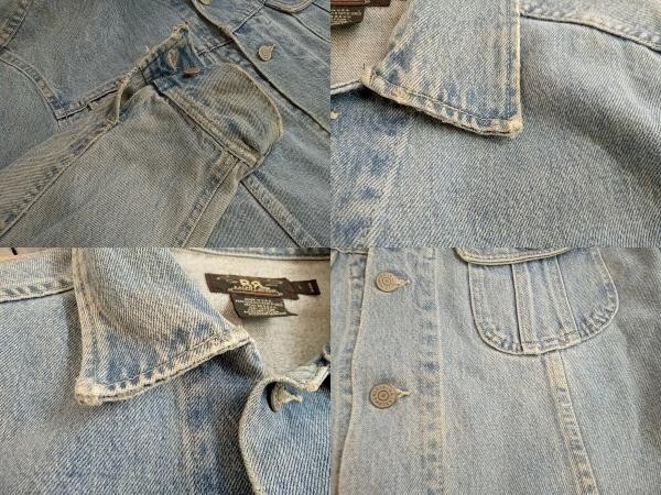 RRL 90s Vintage Double RL Denim Jacket USA RALPH LAUREN From RRL 90s Vintage Double RL Denim Jacket USA RALPH LAUREN From