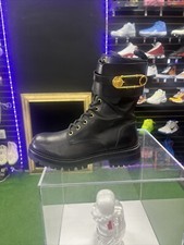 Botas de combate Versace Safety Pin para mujer con caja y bolsa para el polvo talla Euro 37