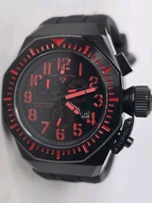 Swiss Legend Men's Trimix Quartz Chronograph Watch Black Red 44mm
