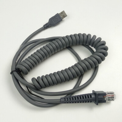 Spring Power Supply Cord for Datalogic GD4430 GD4410 GD4400 BarCode Scanner 
