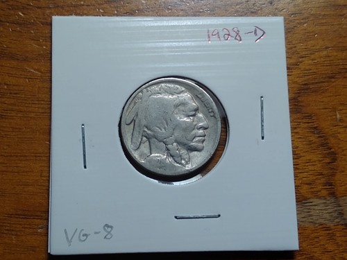 1928-D Büffelnickel (sehr guter Zustand)