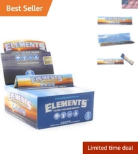 King Size Ultra Thin Rice Rolling Papers - Full Box of 50 Packs (1650 Leaves)