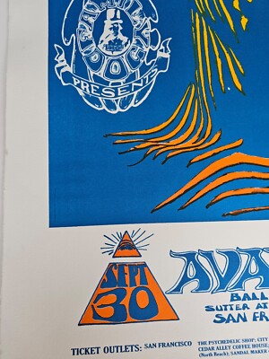 13th Floor Elevators Zebra Man Stanley Mouse HAND SIGNED