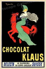 "Chocolat Klaus" 1903 Vintage Style Candy Advertising Poster 16x24
