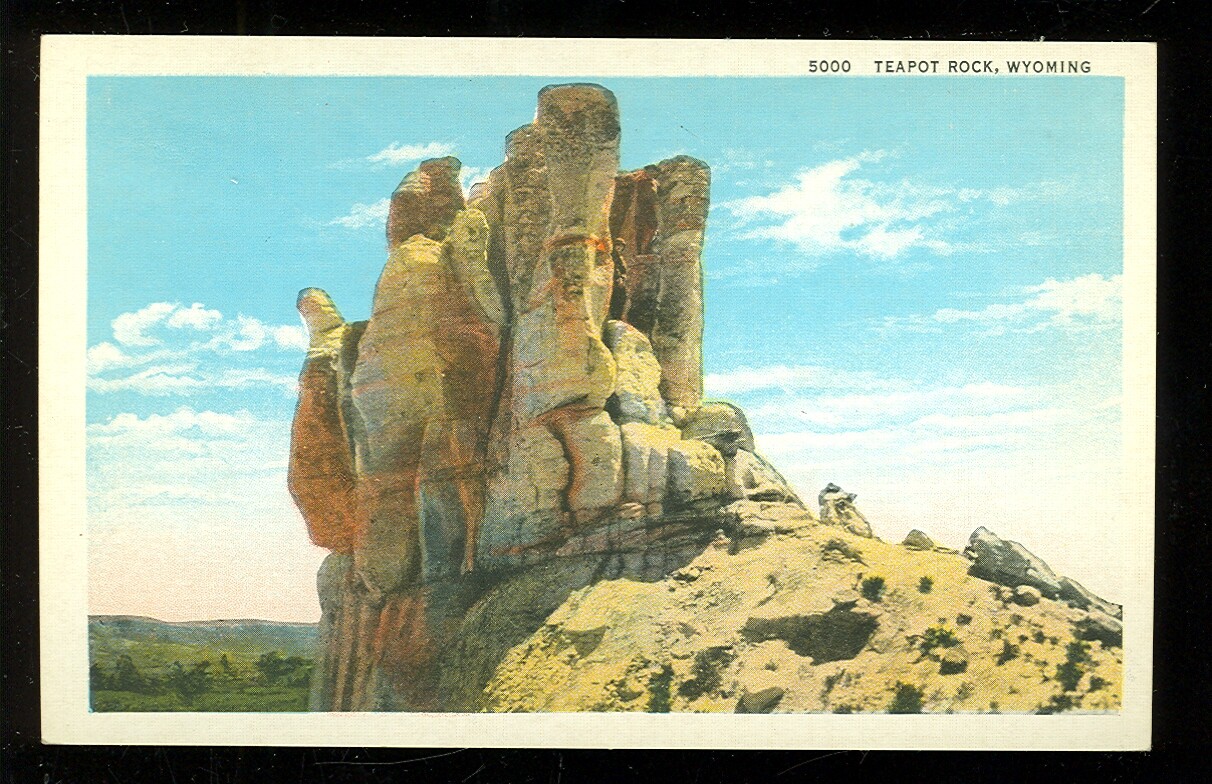 Teapot RockFamous Teapot Dome, Wyoming (TUVWXmiscWY10 eBay